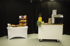 Mobile Coffee Cart / Bar - exc condition - business ready to go - fits in office