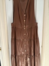 Stunning Faux Leather Zara Dress
