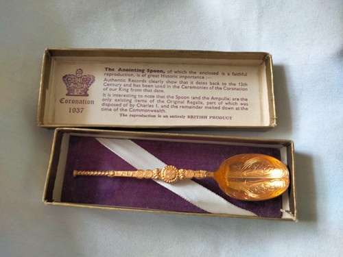 Replica coronation anointing - coronation,