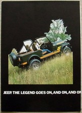 JEEP CJ7 RENEGADE UK Sales Brochure 1983-84