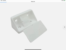 500 x Furniture Corner  blocks White 44mm Blocks & caps Campervan modesty blocks