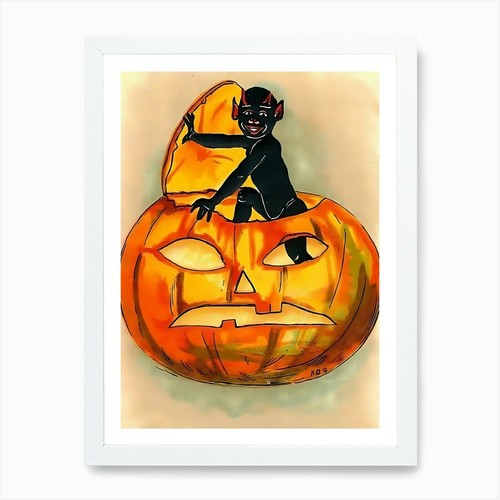 Little black devil coming - little,