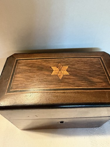 Antique 19thc wooden - 19thc, caddy