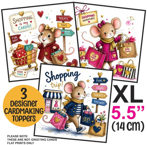 Card toppers for - card,