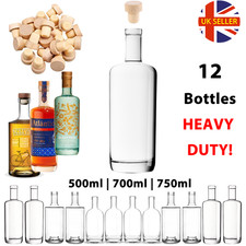 Glass bottles cork 500ml - glass,