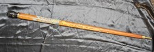 Vintage Hidden Pool Cue Hand Carved Peacock Walking Stick/Cane 34.5" Rare Unique