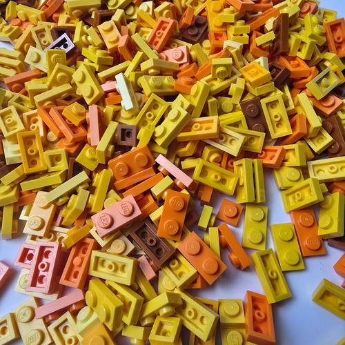 Lego x100 1x1 1x2 building - 1x1,