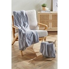 Set Of 2 Grey Print & Plain