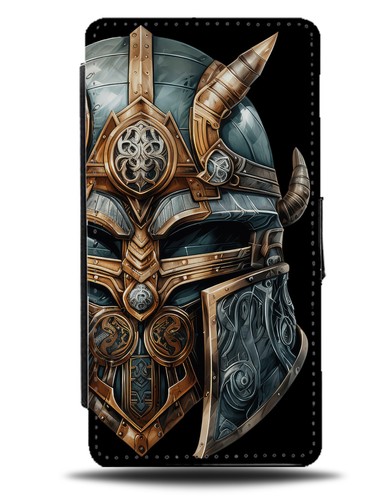Viking helmet flip wallet case - flip,