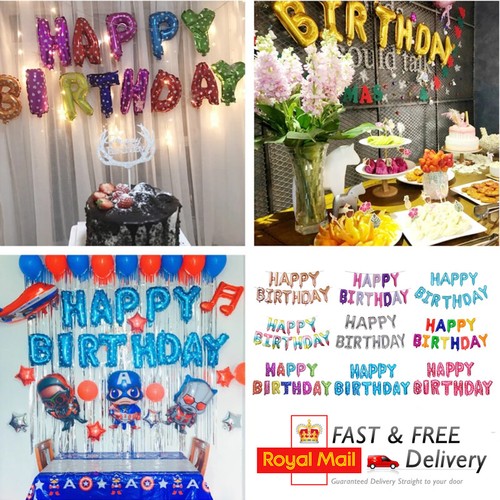 Happy birthday balloons banner - happy,
