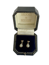 Opal Earrings 9ct Gold Opal