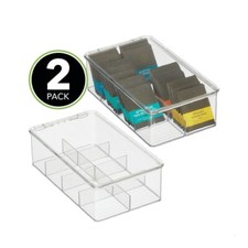 2x mDesign Plastic Kitchen