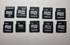Job Lot 10 x MiniSD Memory