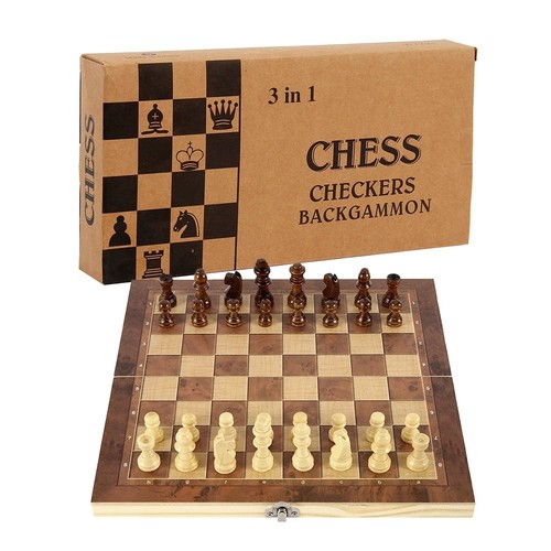 Large chess wooden set - large,