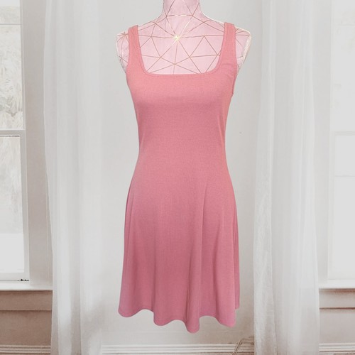 Pink ribbed skater - skater, mini