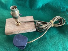 BRASS PREWIRED WOOD MOUNTING