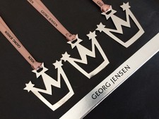 GEORG JENSEN x3 Silver CROWNS