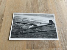 c1950s Slingsby Skylark Glider Aircraft - Midland Gliding Club RPPC Postcard