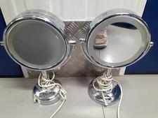 Boots No7 & Revlon Illuminated Make-Up Mirror 5x Magnified Side Chrome Vanity