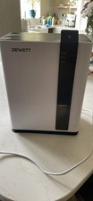 DEWETT H2 Portable Dehumidifier, White, 60W for removing mould moisture, 2.7l