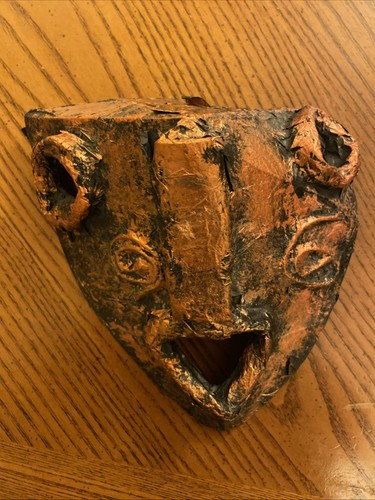 Scary mask papier - mask., papier-mâché