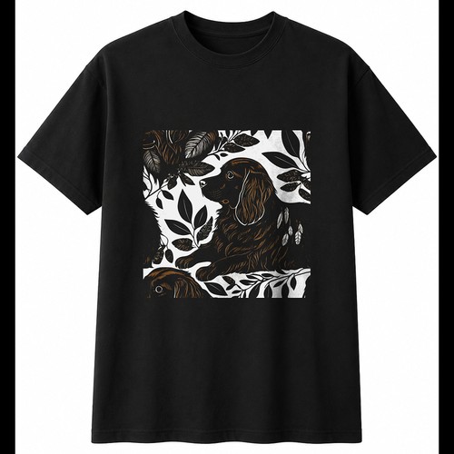 Botanical sussex spaniel mens - botanical,