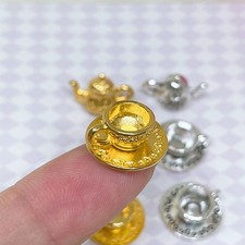 2 Sets Mini Teapot Miniature