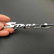3D Metal Chrome Sport Racing