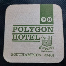 Polygon Hotel Southampton Beer Mat.