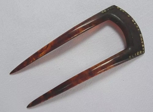 Vintage hair comb 1920s faux - hair,