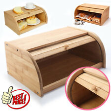 Wooden Bamboo Roll Top Bread