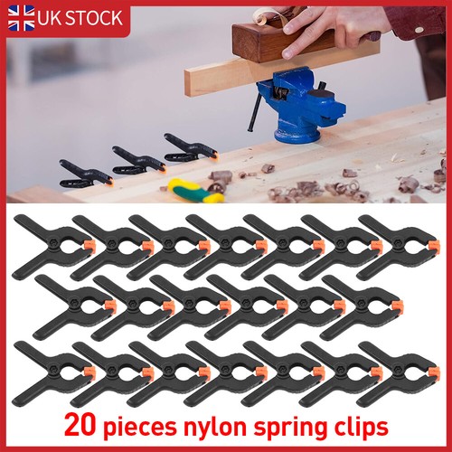 20pcs large spring clamps - large, set