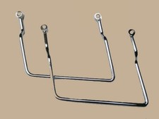 Chrome saddlebag supports - supports,