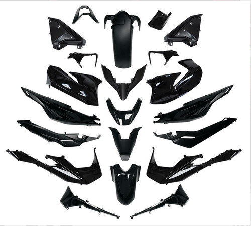 Black piece fairings - fairings, for