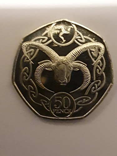 Isle man loaghtan sheep 50p - man,