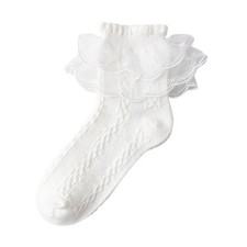 Women Girls Lace Fancy Ankle