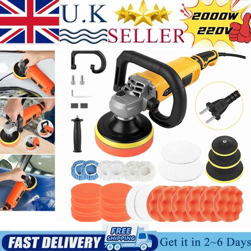 2000w rotary car polisher - rotary, 7"