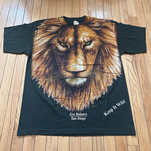Vintage 1997 lion wildlife - vintage,