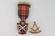 9ct Gold Masonic RWM Jewel