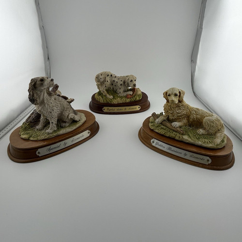 Leonardo dog figurines - leonardo,