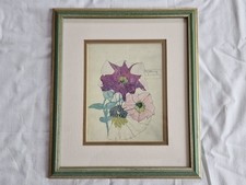 Charles Rennie Mackintosh Petunia framed print