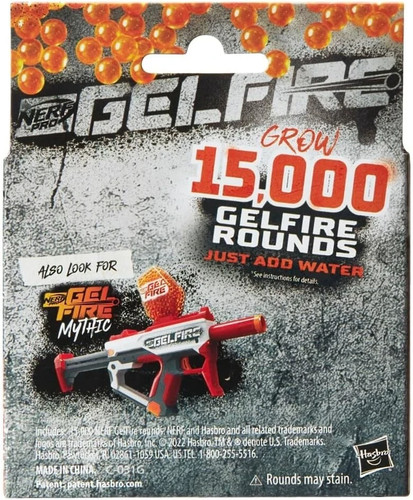 Nerf pro gelfire refill - pro, 15,000