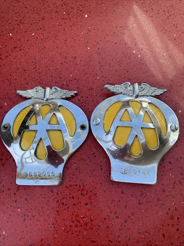 Car badges - aa,
