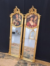 Large Pair Of Antiqued Gold