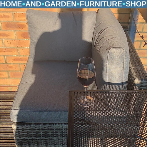 Rattan garden corner sofa - rattan,