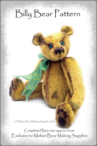 Ooak mohair teddy - teddy, sewing