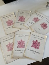 Royal Opera house programmes