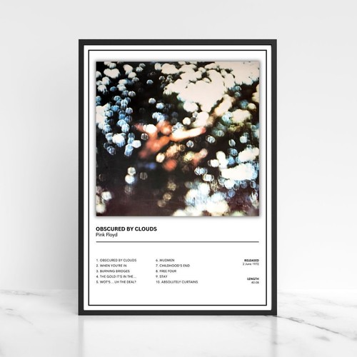 Pink floyd album cover - pink, print