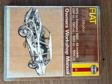 HAYNES Fiat 131 mirafiori 1975-82 owners workshop manual - 0 85696 870 6
