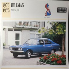 Hillman Car Picture Spec Info